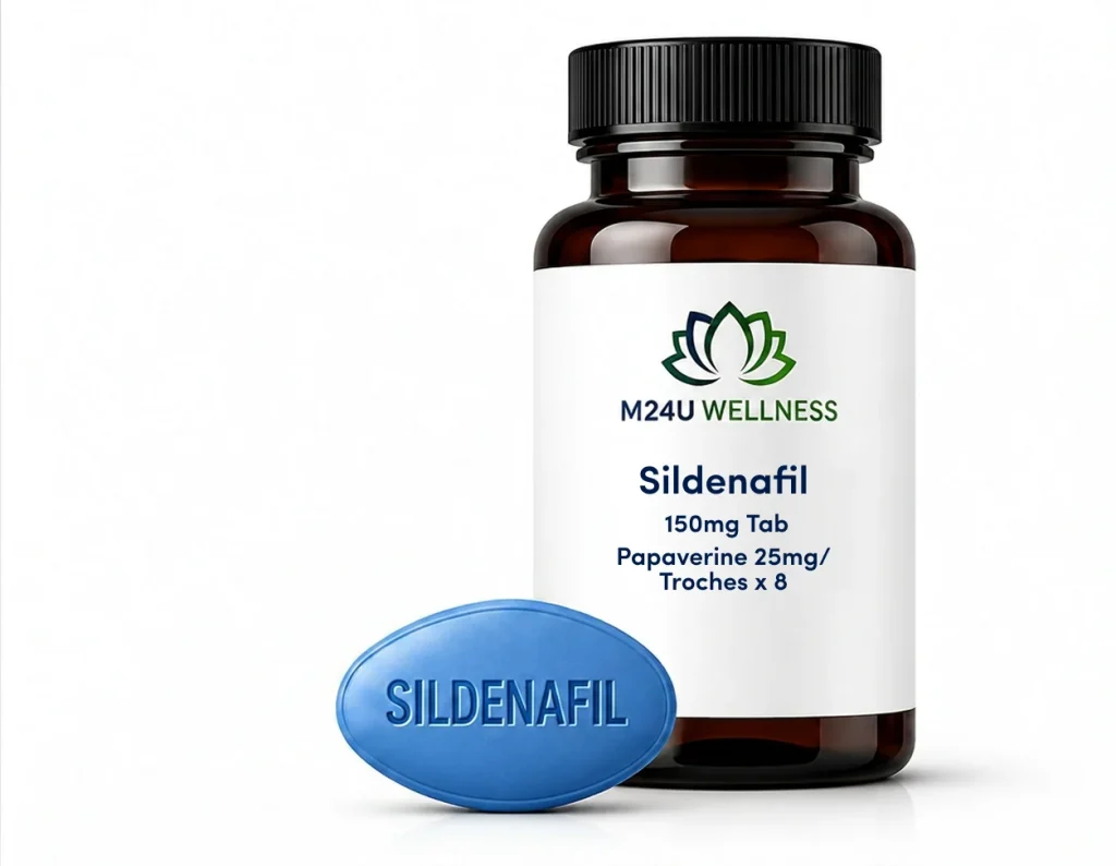 Sildenafil 150mg / Papaverine 25mg Troches x 8
