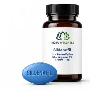 Sildenafil 1% / Pentoxifylline 5% / Arginine 6% Cream - 15g