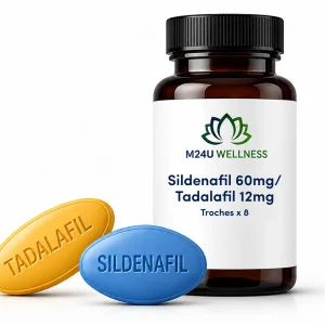 Sildenafil 60mg / Tadalafil 12mg Troches x 8