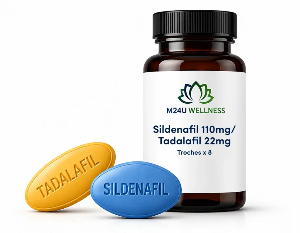Sildenafil 110mg / Tadalafil 22mg Troches x8
