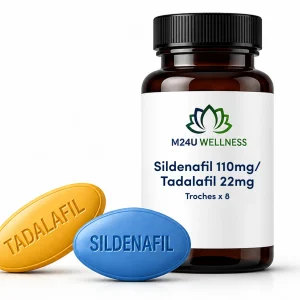 Sildenafil 110mg / Tadalafil 22mg Troches x8