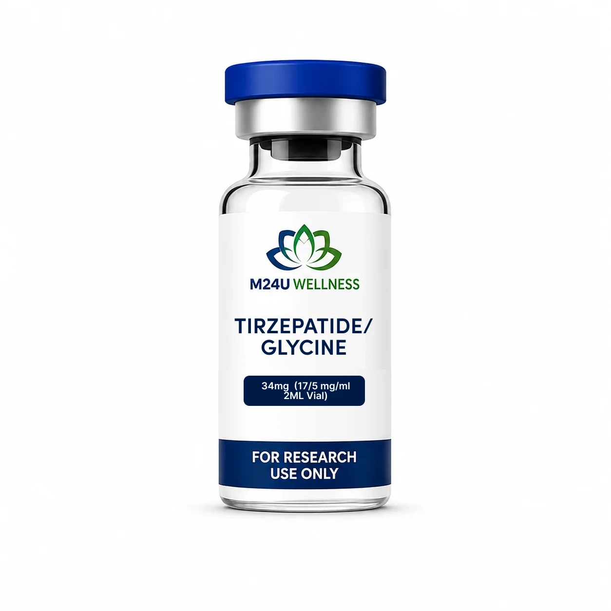 Tirzepatide/Glycine 34mg  (17/5 mg/ml  2ML Vial)